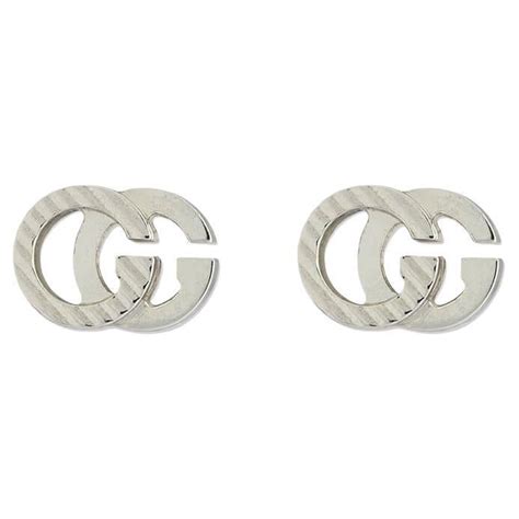 gucci running 18k earrings|gucci interlocking gg earrings.